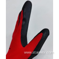 Industrial Polyester Latex Foam Coated Crinkle Safety Gloves